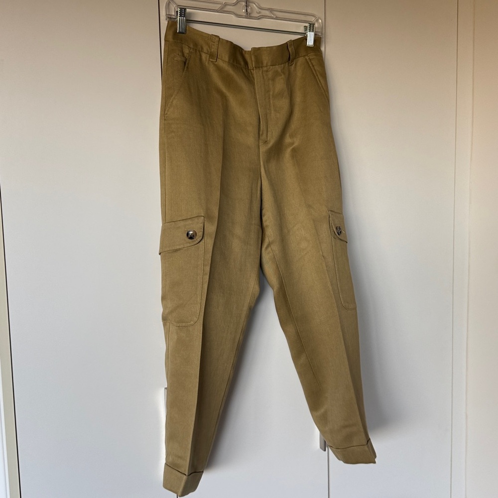 Linen Cargo Pants